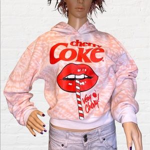Coca Cola | Tops | Coca Cola Cherry Coke Very Cherry Fleece Pullover Sweatshirt  Hoodie Medium Vgc | Poshmark